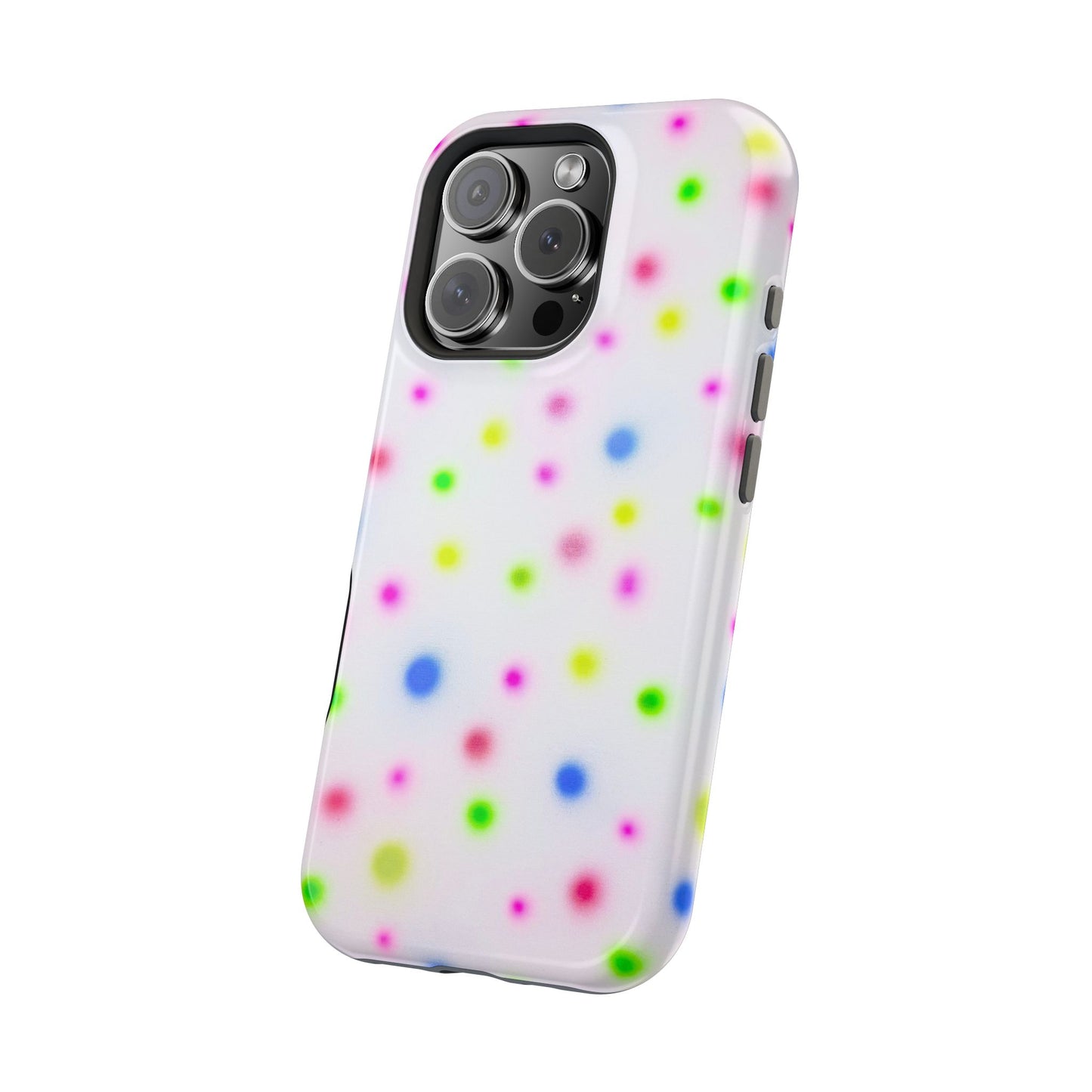 MagSafe "birthday cake polka dot" airbrush iPhone case