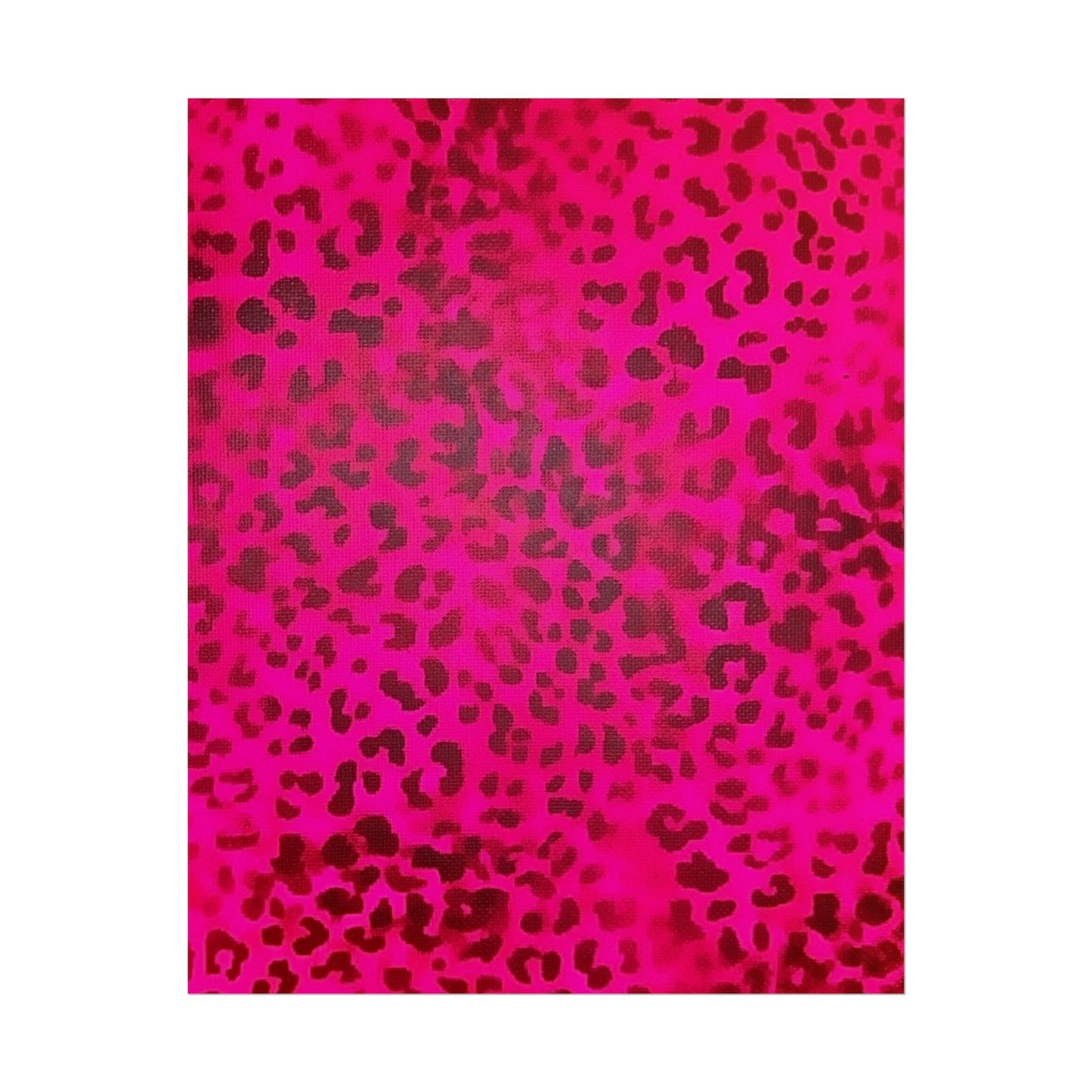 "leopard lust" airbrush rolled print