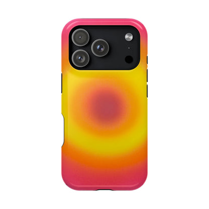 MagSafe "Pink Lemonade Aura" Airbrush iPhone Case