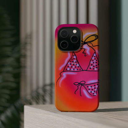 MagSafe "glitter bikini" airbrush iPhone case