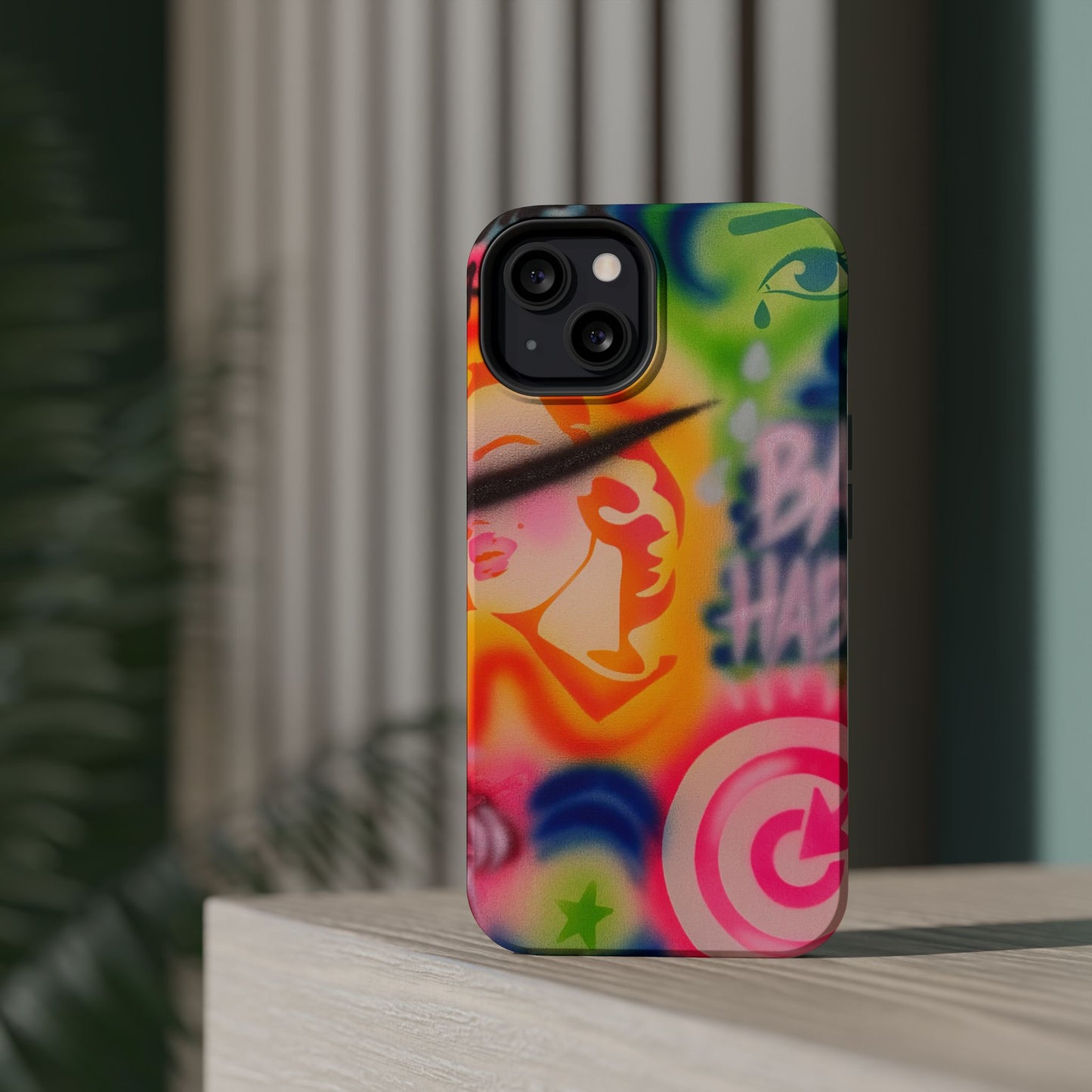MagSafe „schlechte Angewohnheiten“ Airbrush iPhone Hülle