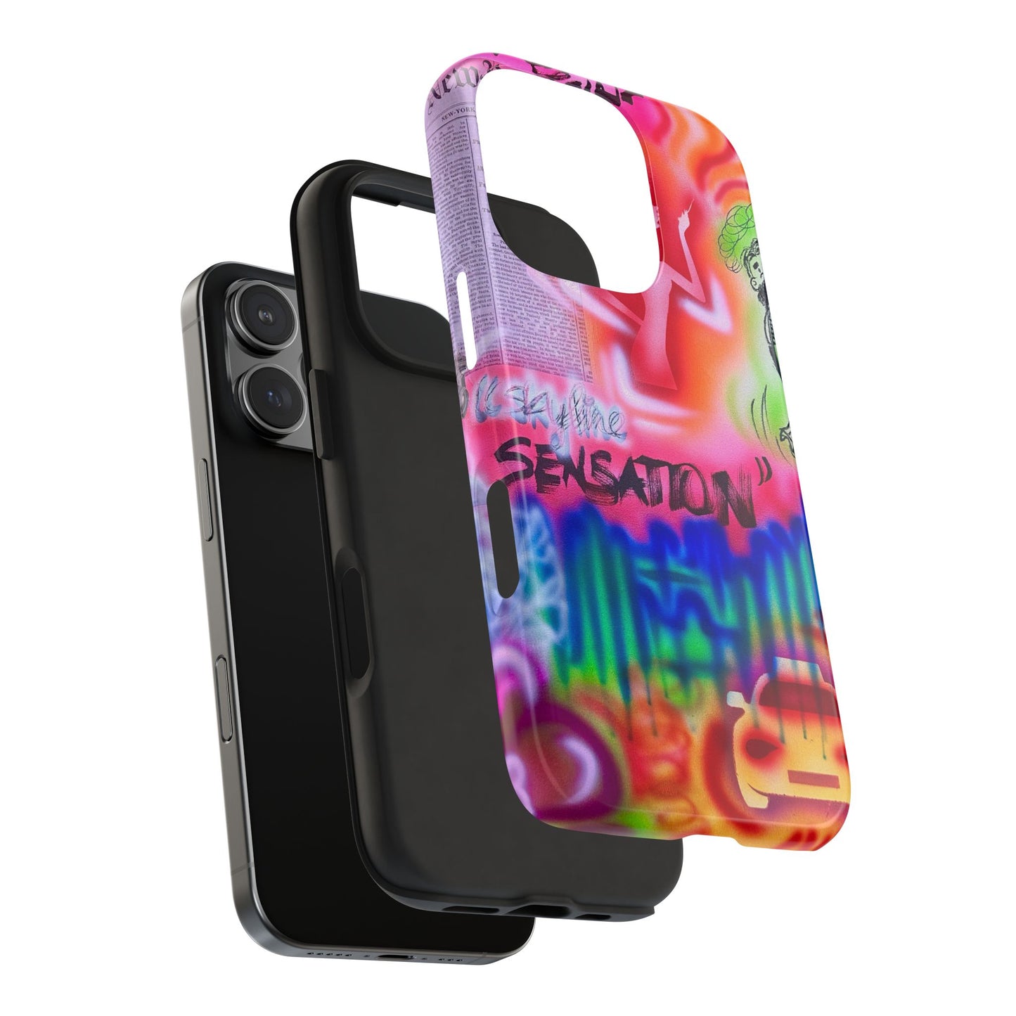 "skyline sensation" airbrush iPhone case