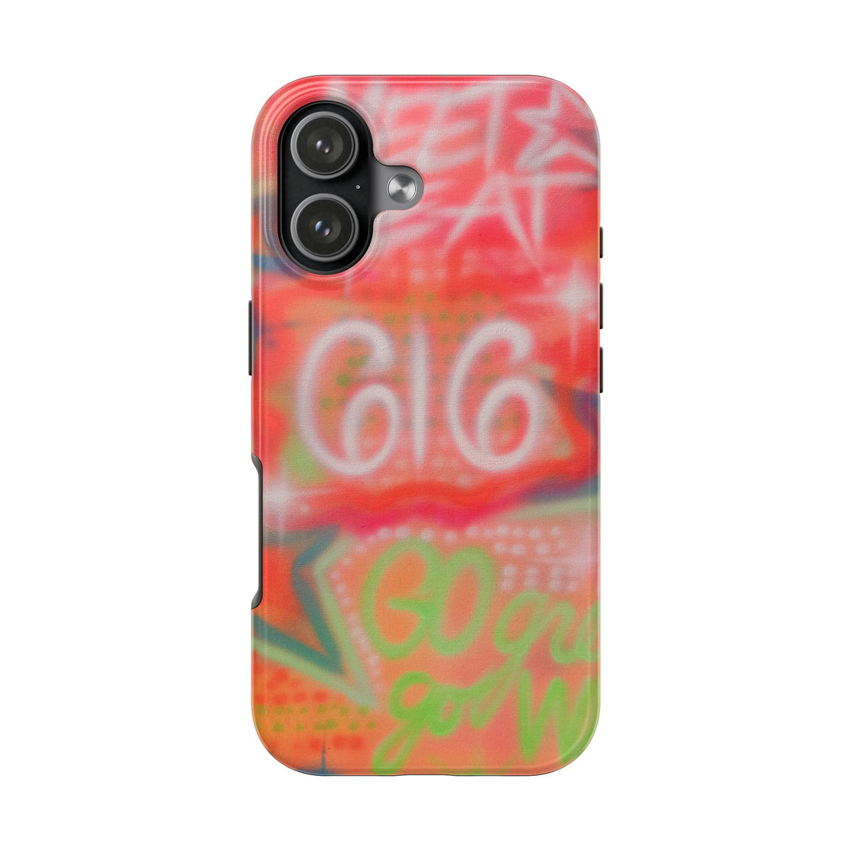 @msualphaphi airbrush iPhone case