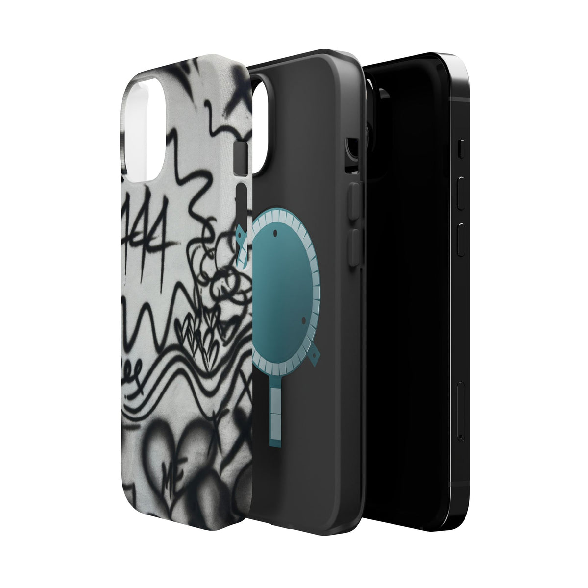 MagSafe „444“ Airbrush iPhone Hülle