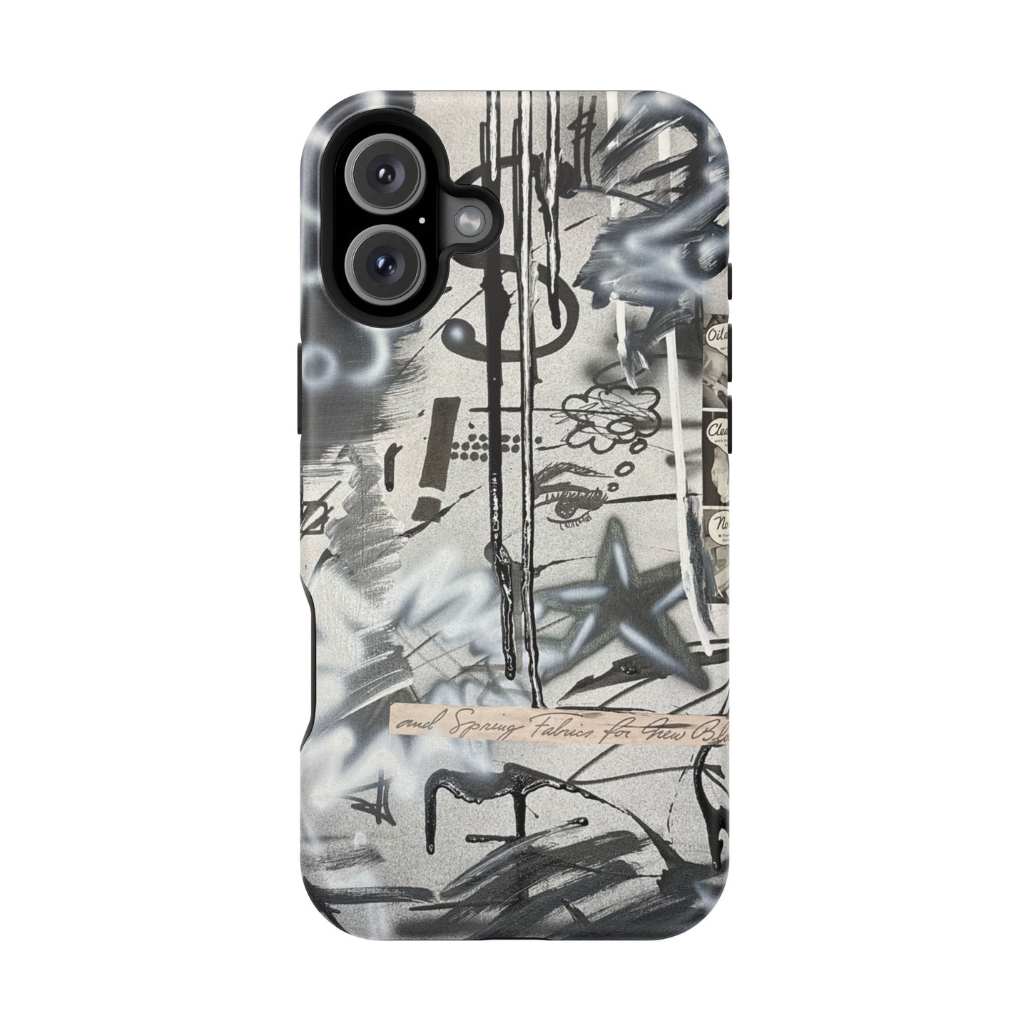 MagSafe "monochrome mood" airbrush iPhone case