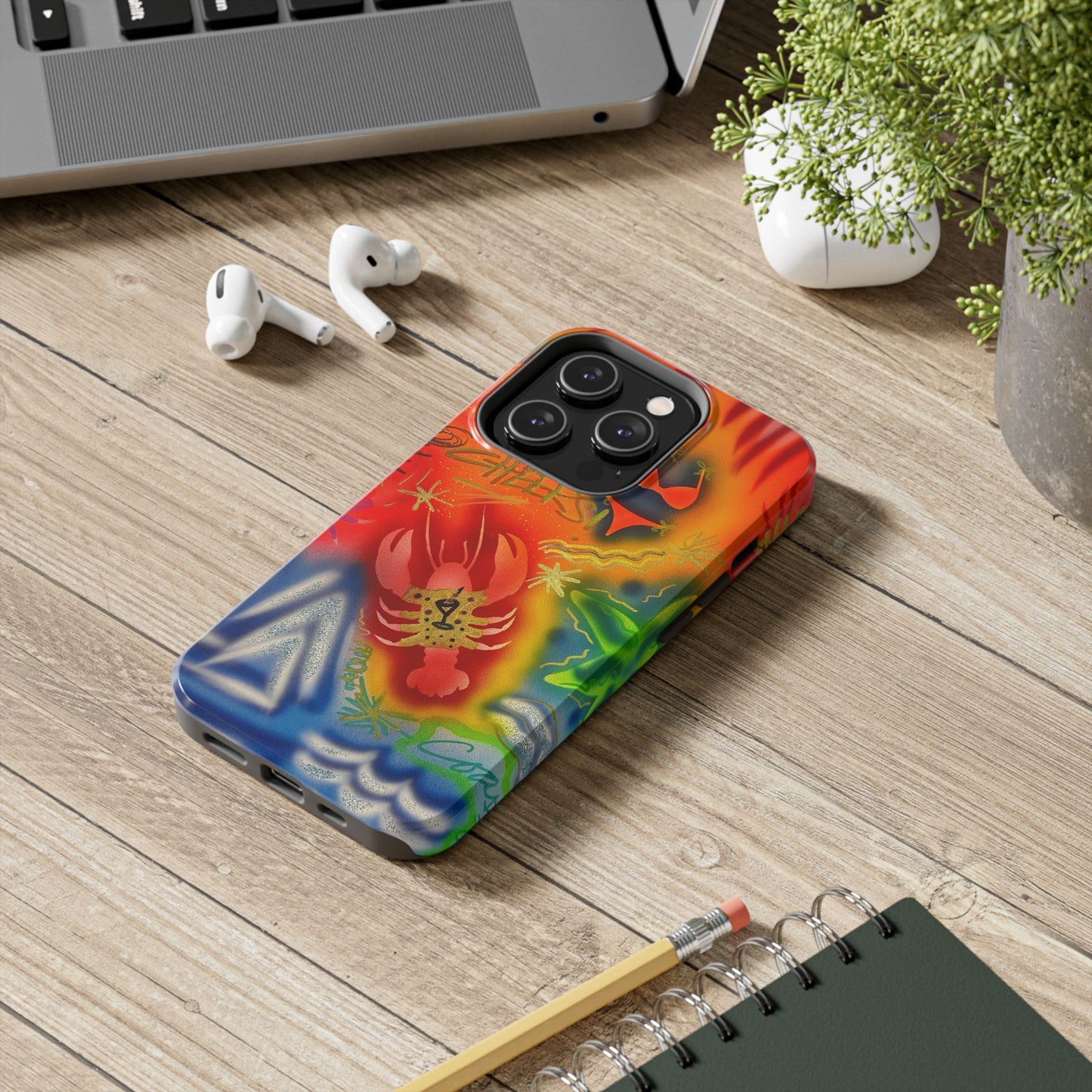 "tipsy lobster" airbrush iPhone case