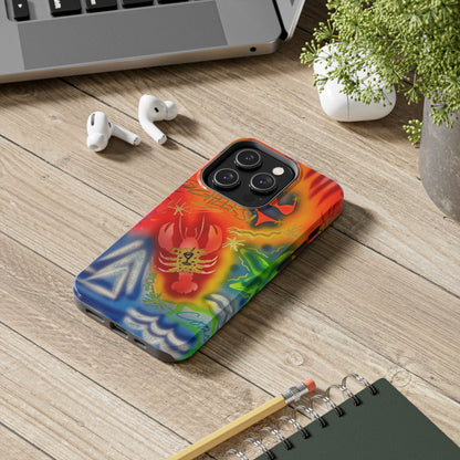 "tipsy lobster" airbrush iPhone case
