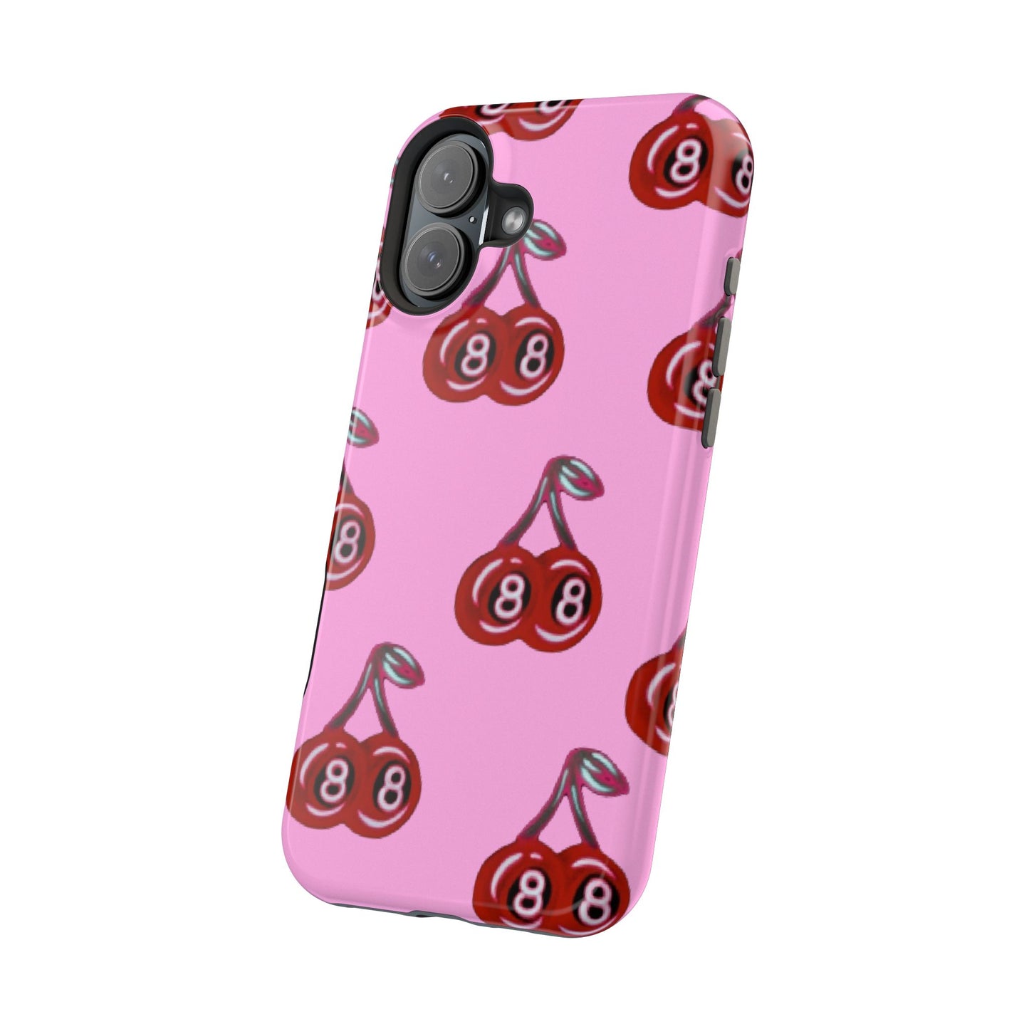 MagSafe "cami cherry pink" Airbrush iPhone Hülle