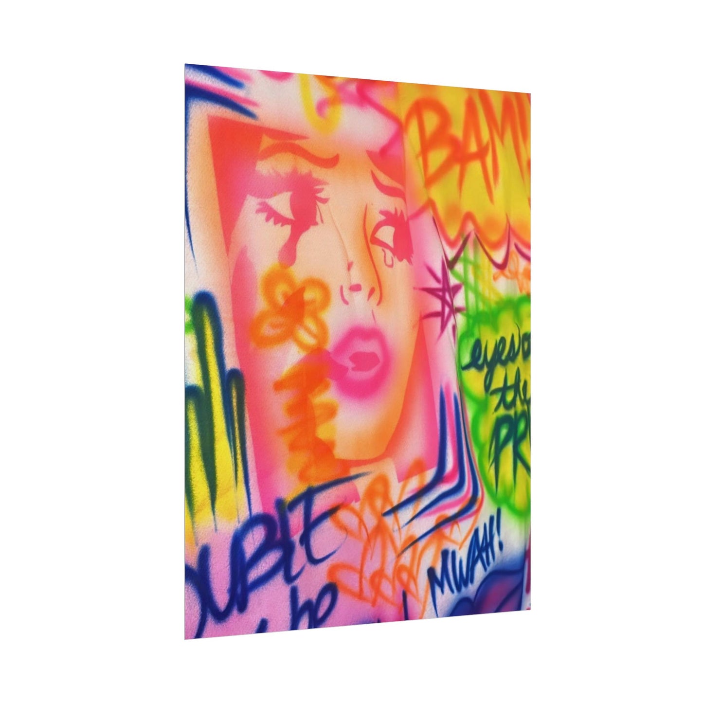 "current standards pt. 2" airbrush rolled print