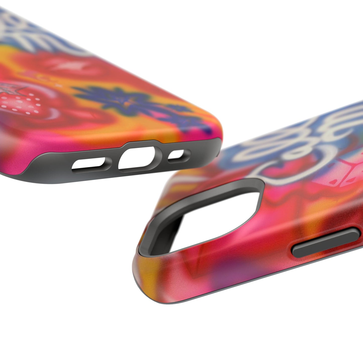 MagSafe „RUF MICH AN!“ Airbrush iPhone Hülle