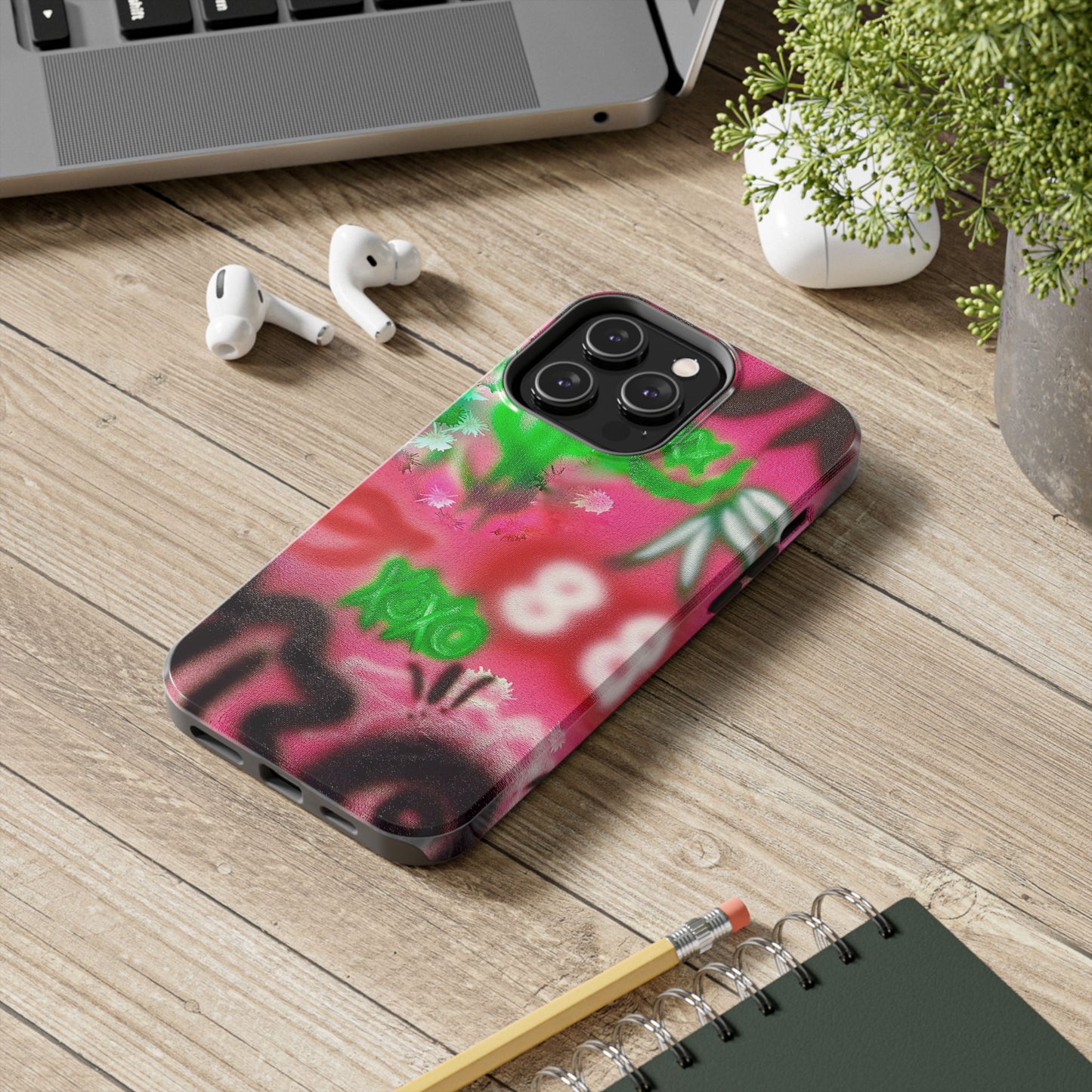"electr!c dreamz" airbrush iPhone case