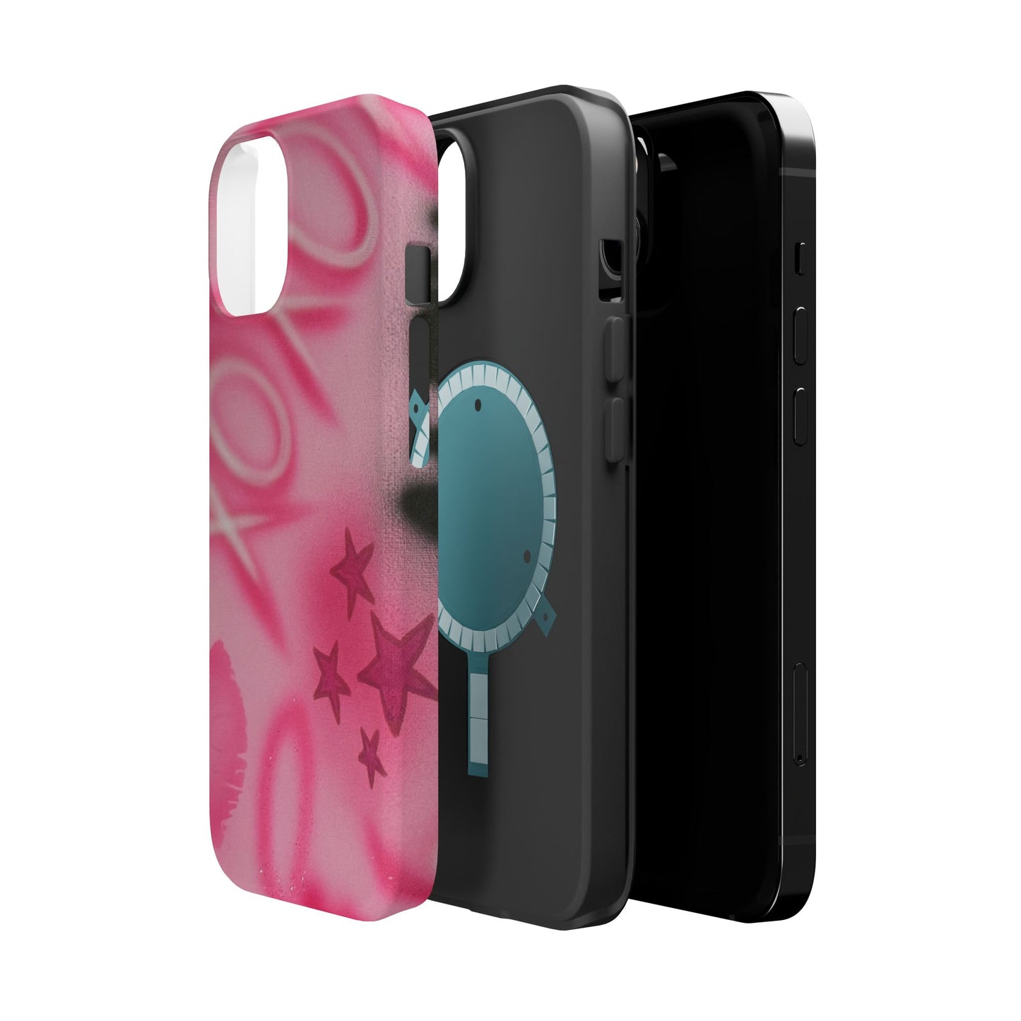 MagSafe "perfectly pink" airbrush iPhone case