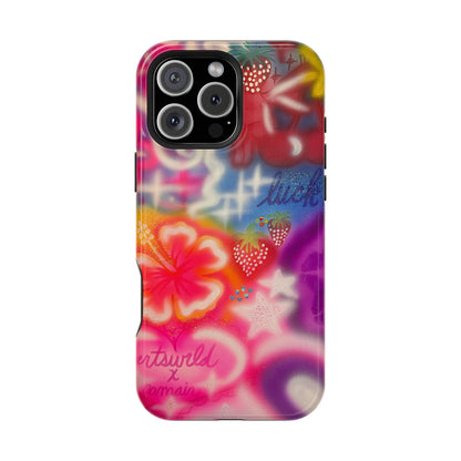 MagSafe „luck & luv“ Airbrush iPhone-Hülle