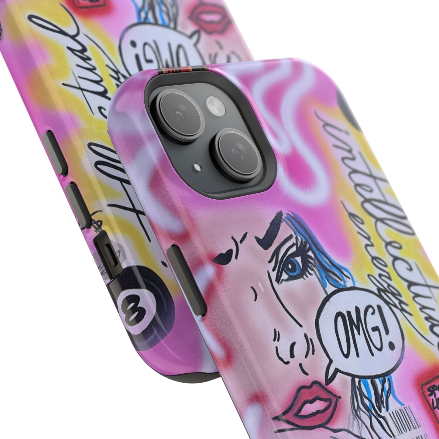 MagSafe "intellektuelle Energie" Airbrush iPhone Hülle