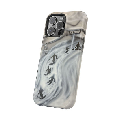 MagSafe "arctic avalanche" airbrush iPhone case