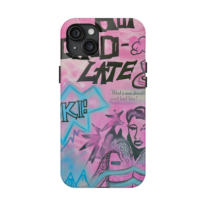 "avant le ski" airbrush iPhone case