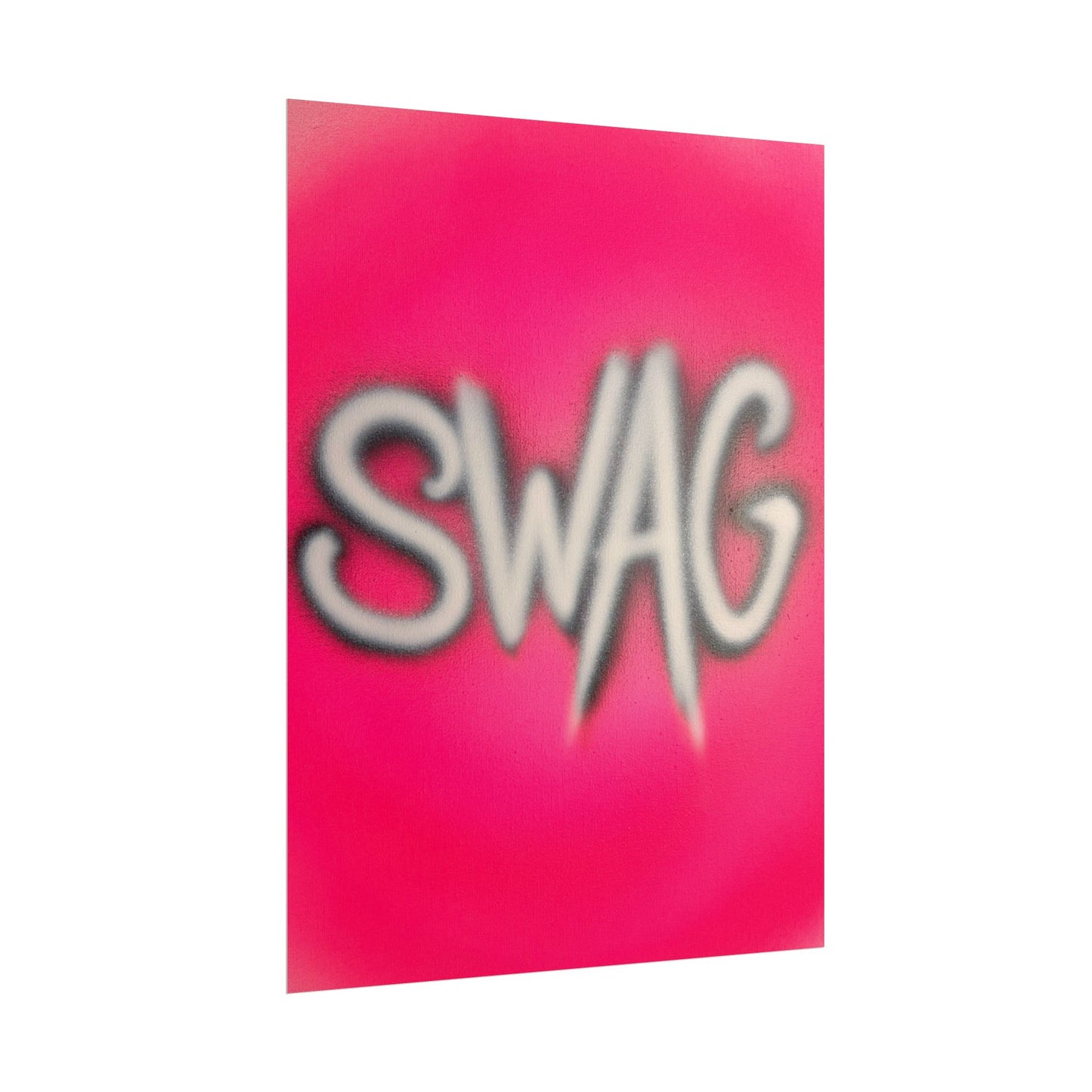 "SWAG" airbrush rolled print