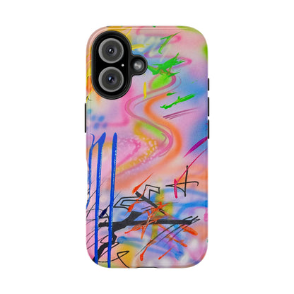 "neon haze" airbrush iPhone case