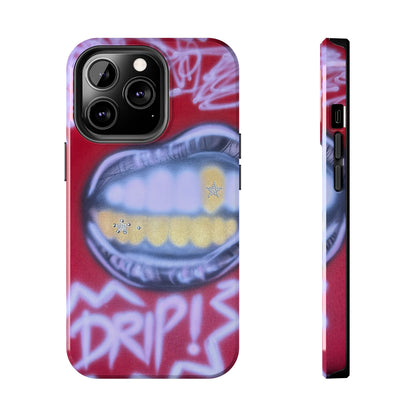 "tooth drip" airbrush iPhone case