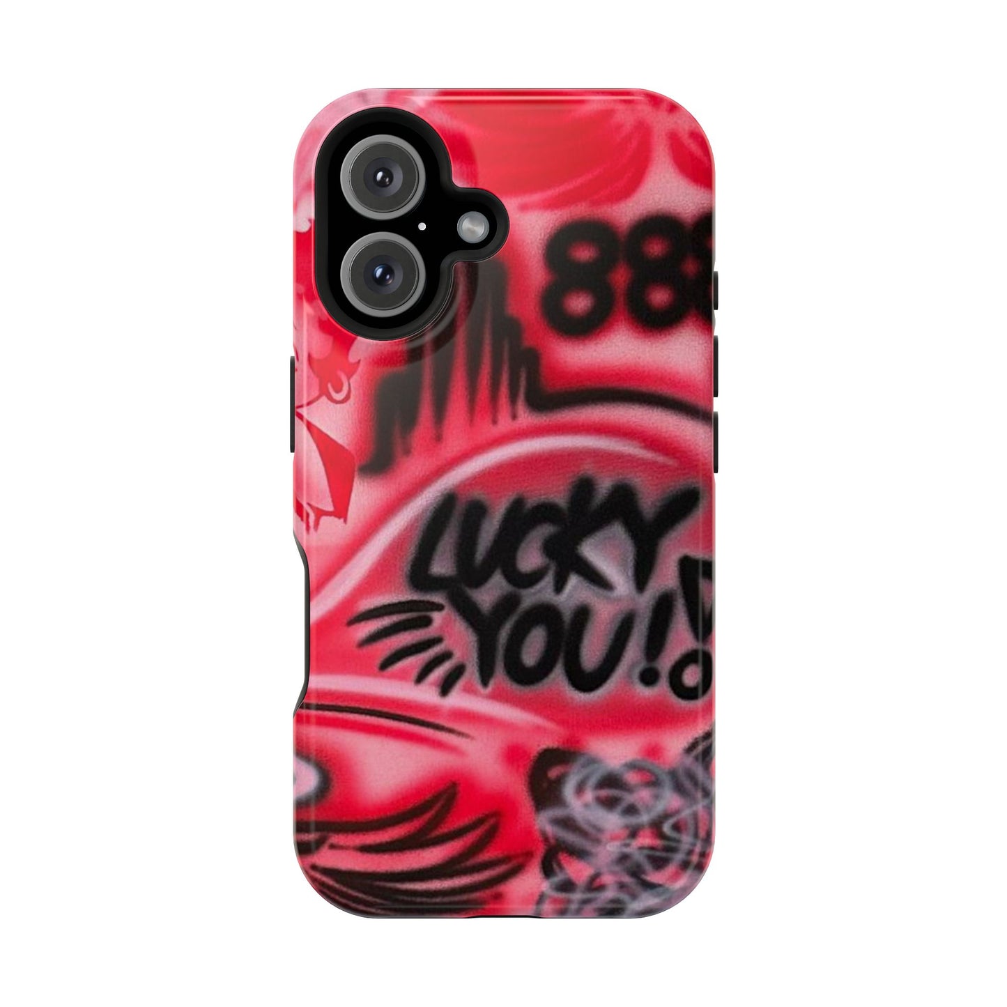 MagSafe „lucky you! pt. 2“ Airbrush iPhone Hülle