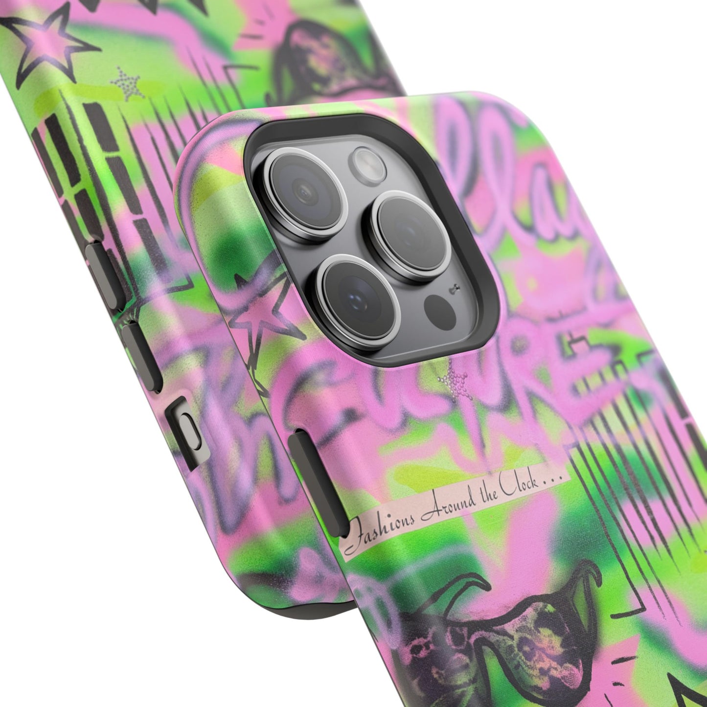 MagSafe "green camo" airbrush iPhone case
