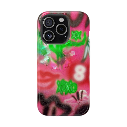 MagSafe "electr!c dreamz" Airbrush iPhone Hülle