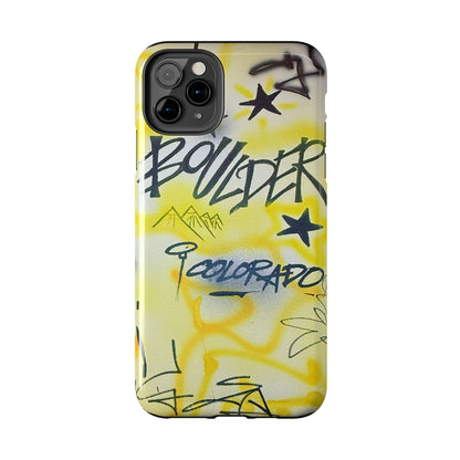 "boulder" airbrush iPhone case
