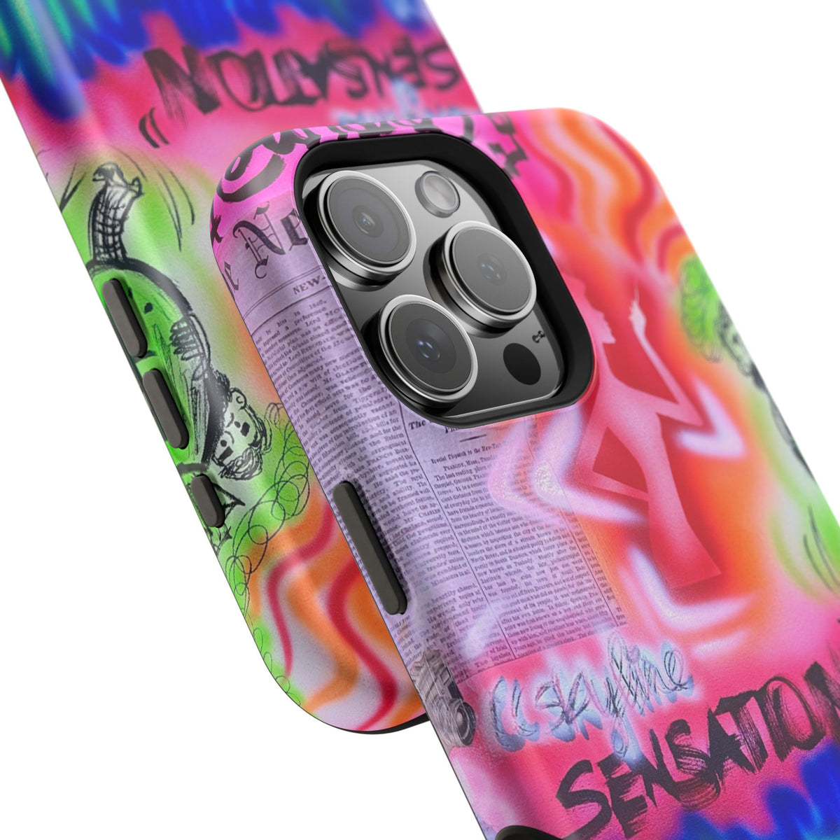 MagSafe "skyline sensation" airbrush iPhone case