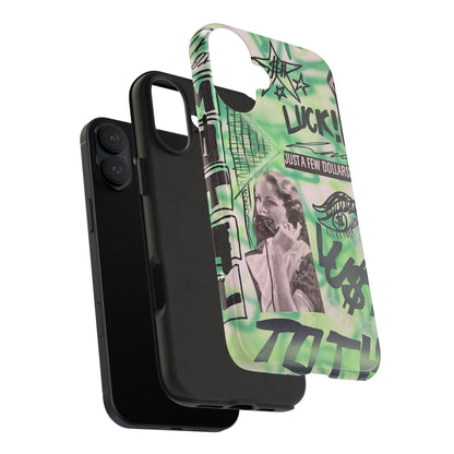 "lust over luck" airbrush iPhone case