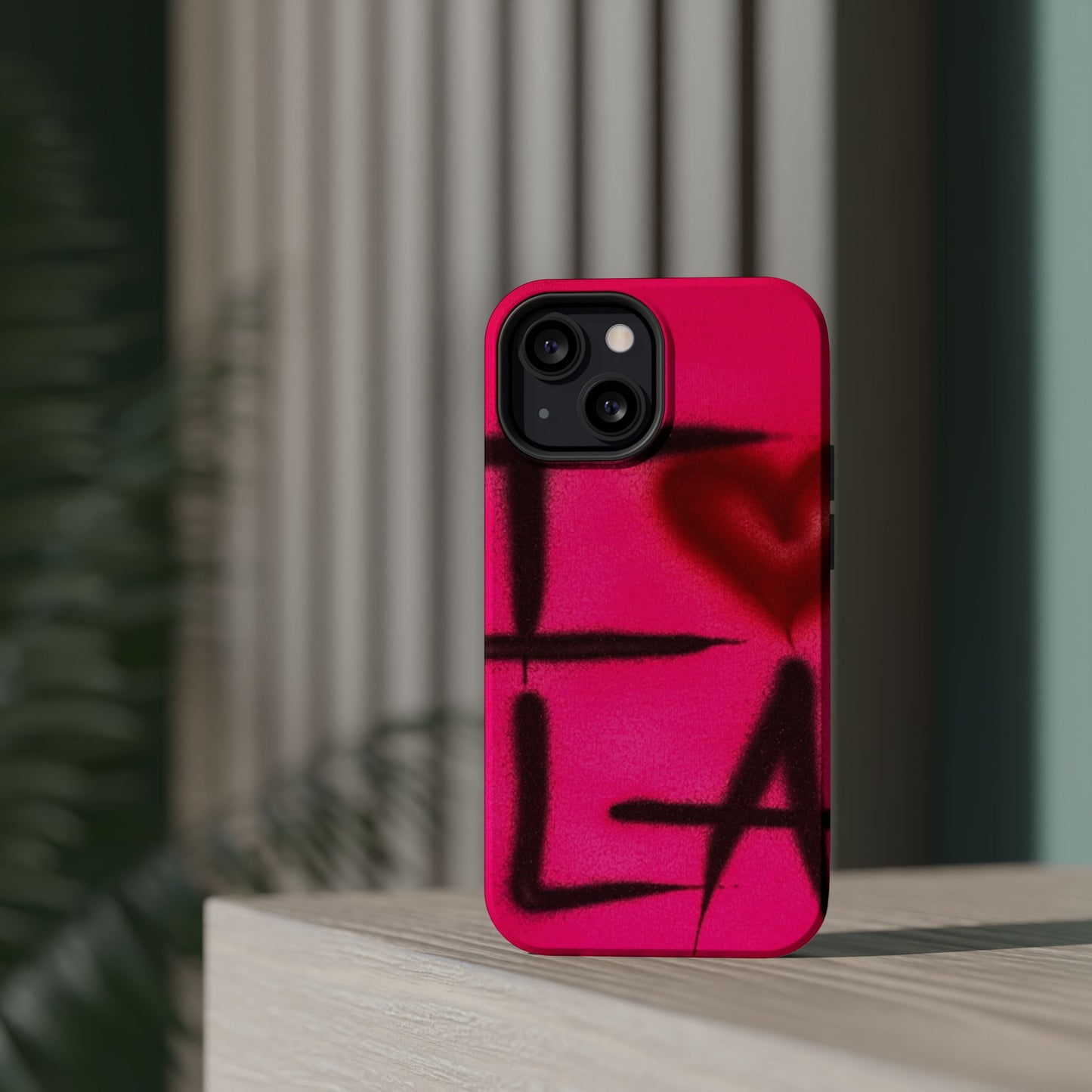 MagSafe „I ❤️ LA“ Airbrush iPhone-Hülle