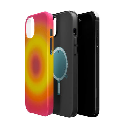 MagSafe "Pink Lemonade Aura" Airbrush iPhone Case