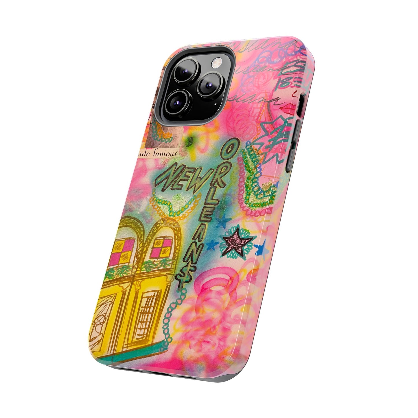 "new orleans, la" airbrush iPhone case