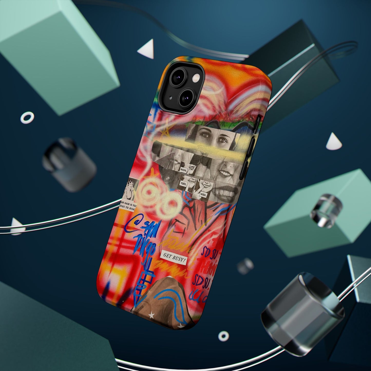 MagSafe Limited Edition "Get Busy" Airbrush iPhone Hülle