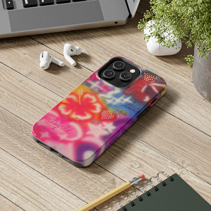 "luck and luv" airbrush iPhone case
