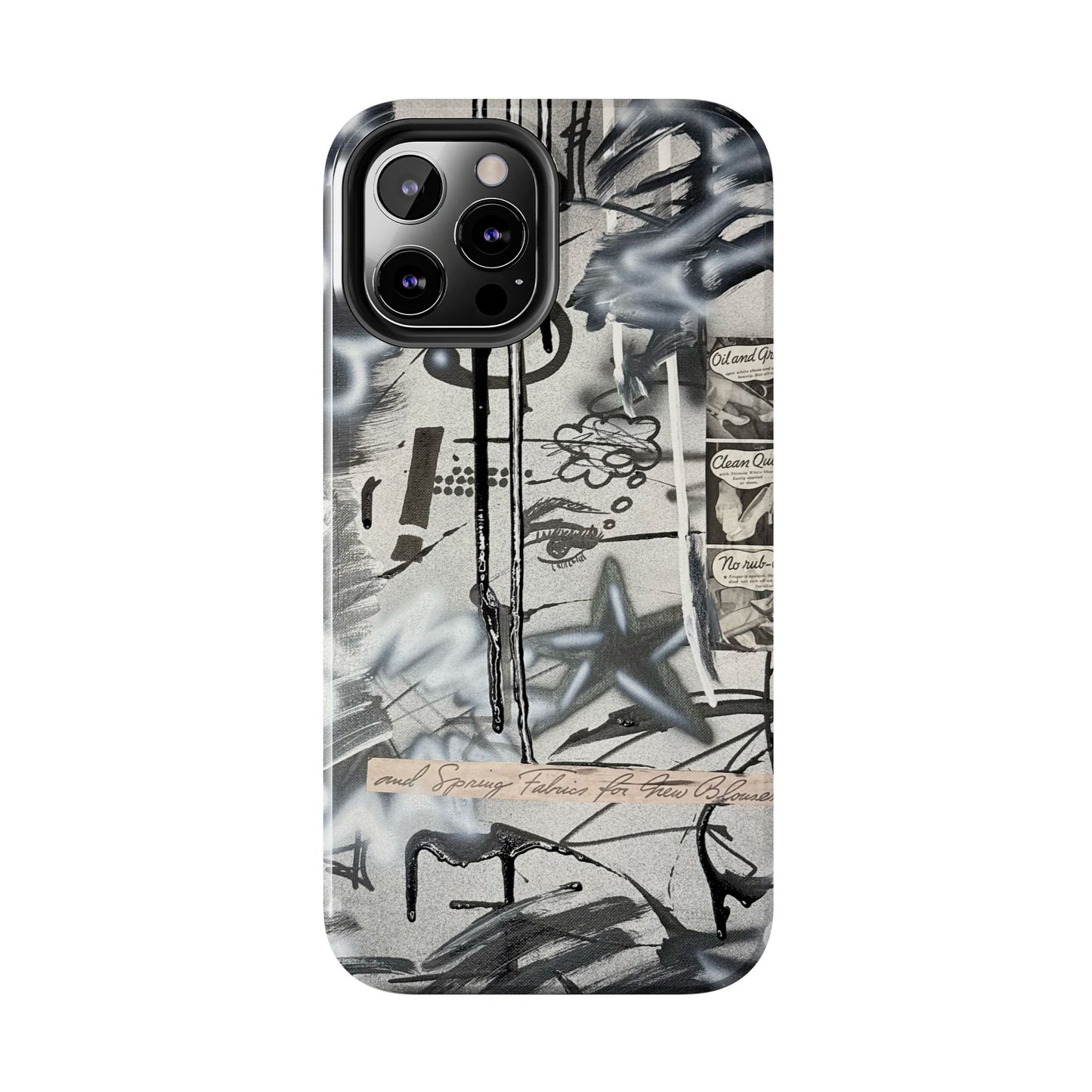 "monochrome mood" airbrush iPhone case