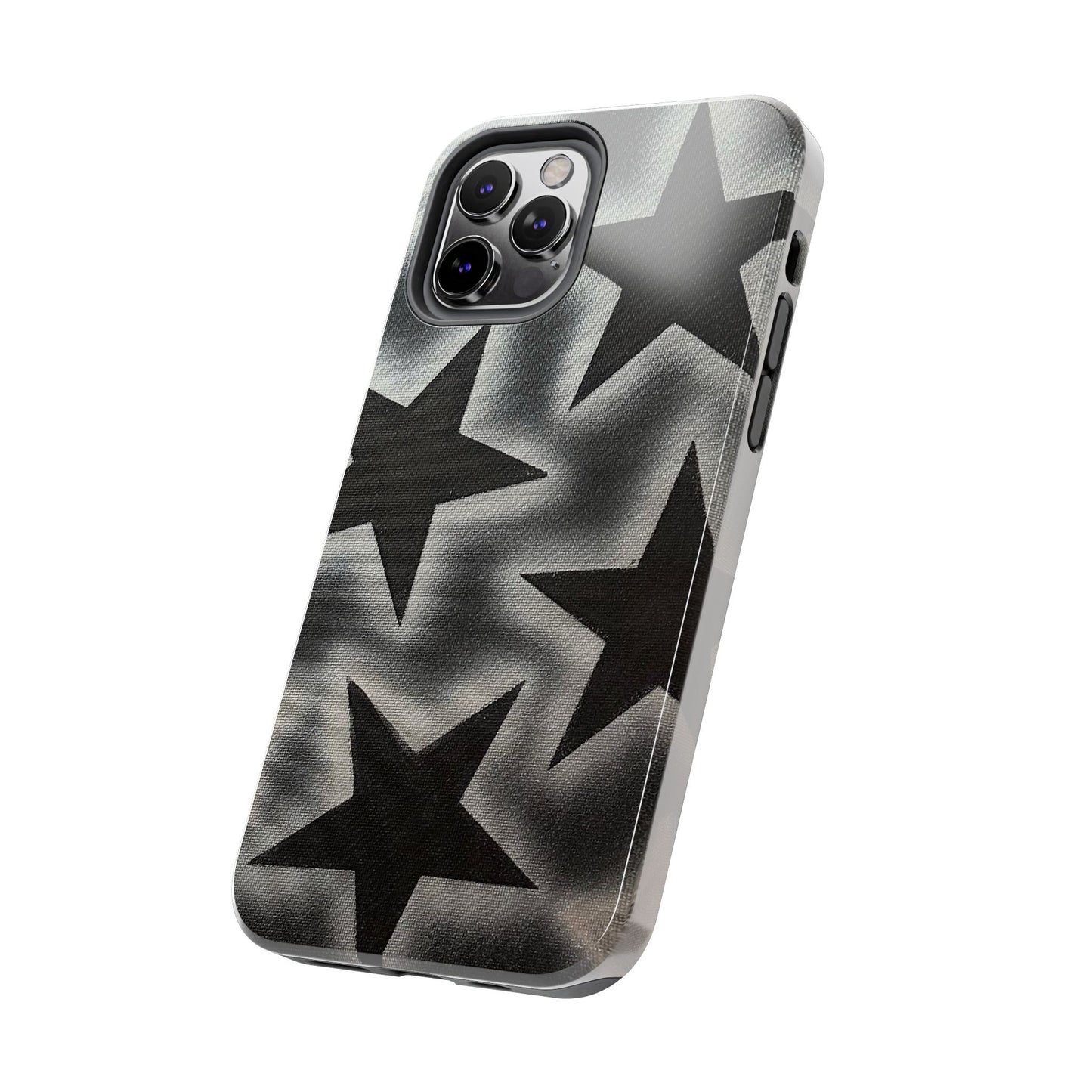 "chrome stars" airbrush iPhone case
