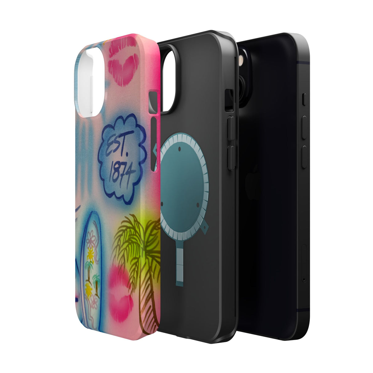 MagSafe "in the wave" airbrush iPhone case