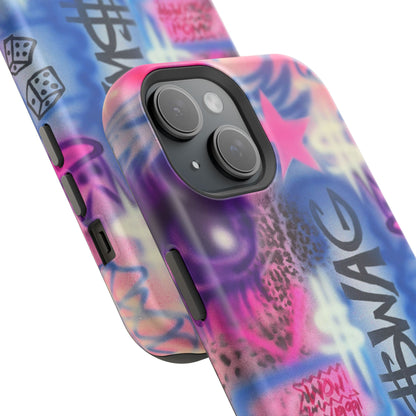 MagSafe "$wag" airbrush iPhone case
