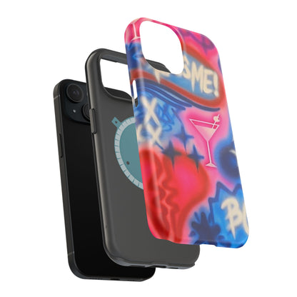 MagSafe "kiss me pt. 2" Airbrush iPhone Hülle