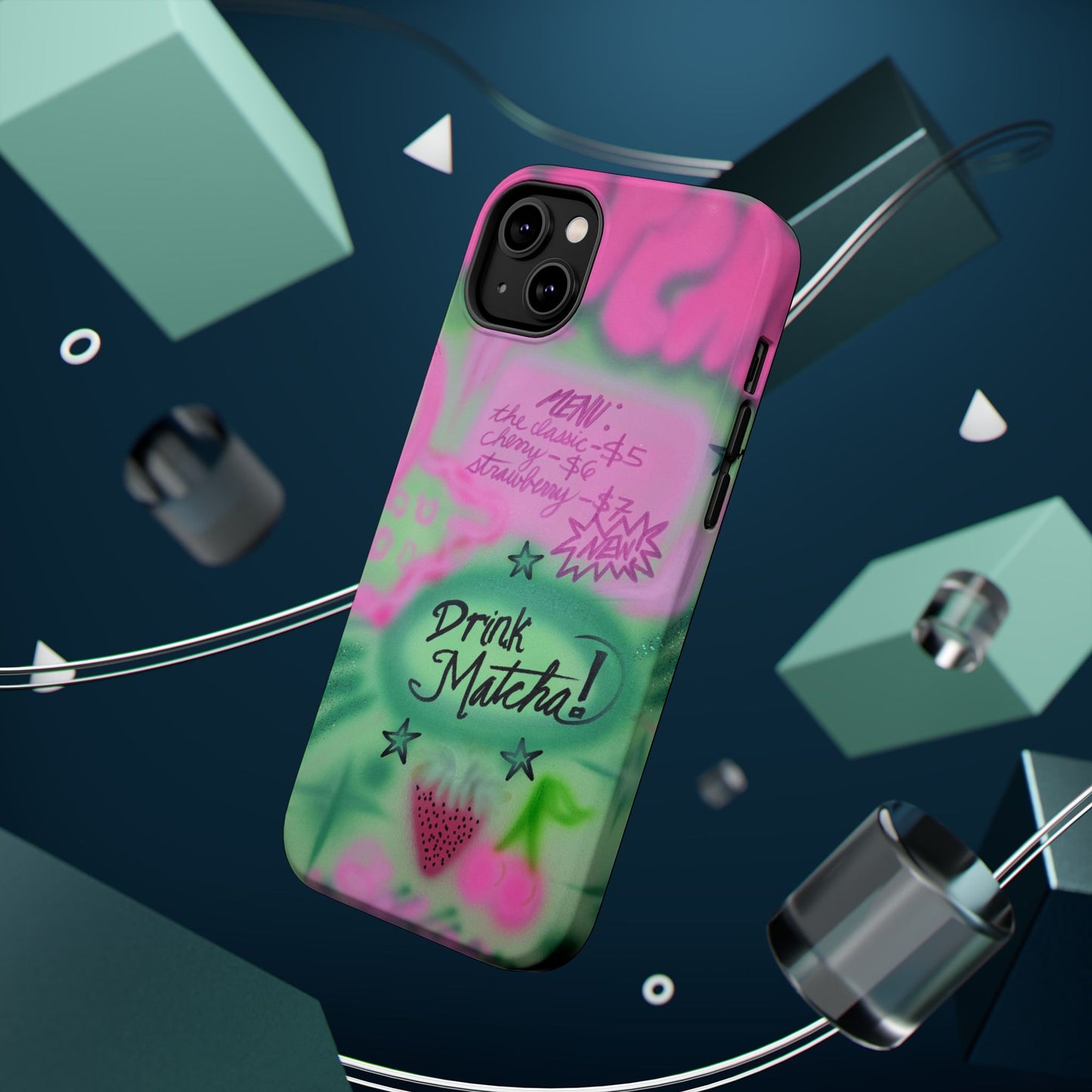 MagSafe "matcha!" airbrush iPhone case