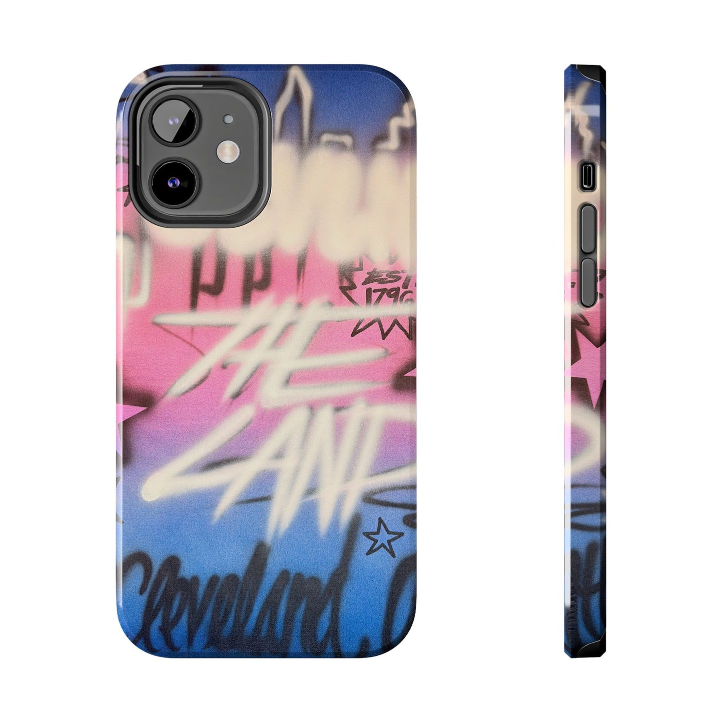 "cleveland" airbrush iPhone case