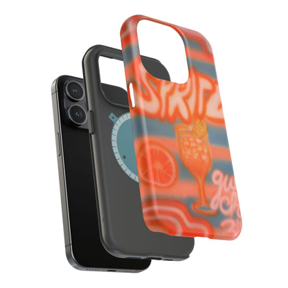 MagSafe "aperol spritz pt. 2" airbrush iPhone case