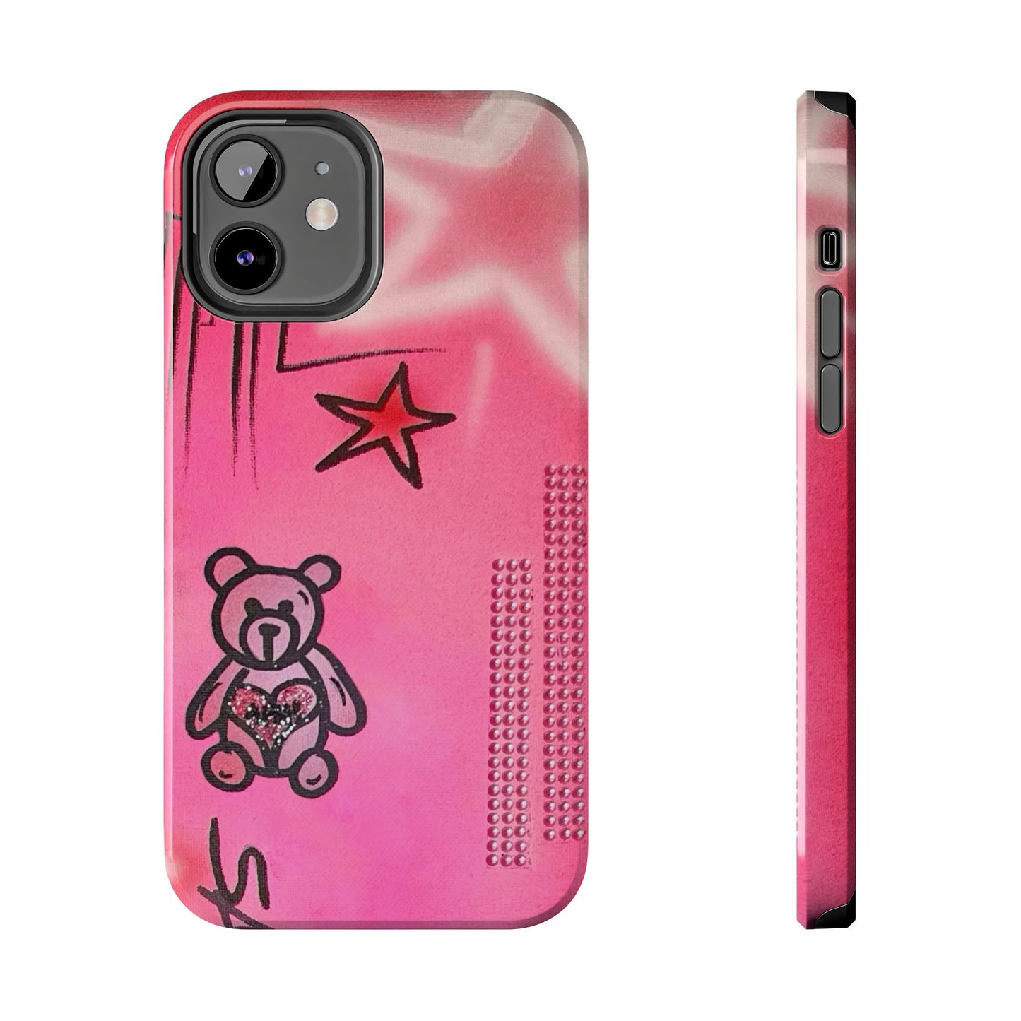 "teddy bear" airbrush iPhone case