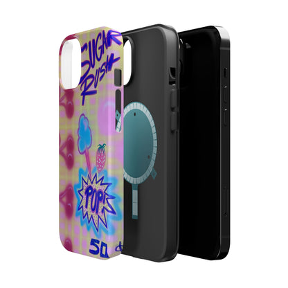 MagSafe "sugar rush" airbrush iPhone case