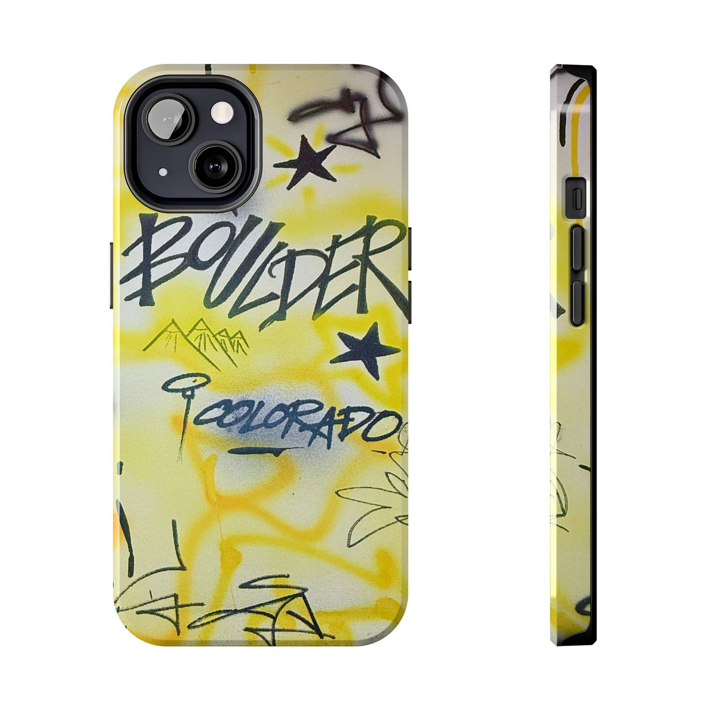 "boulder" airbrush iPhone case