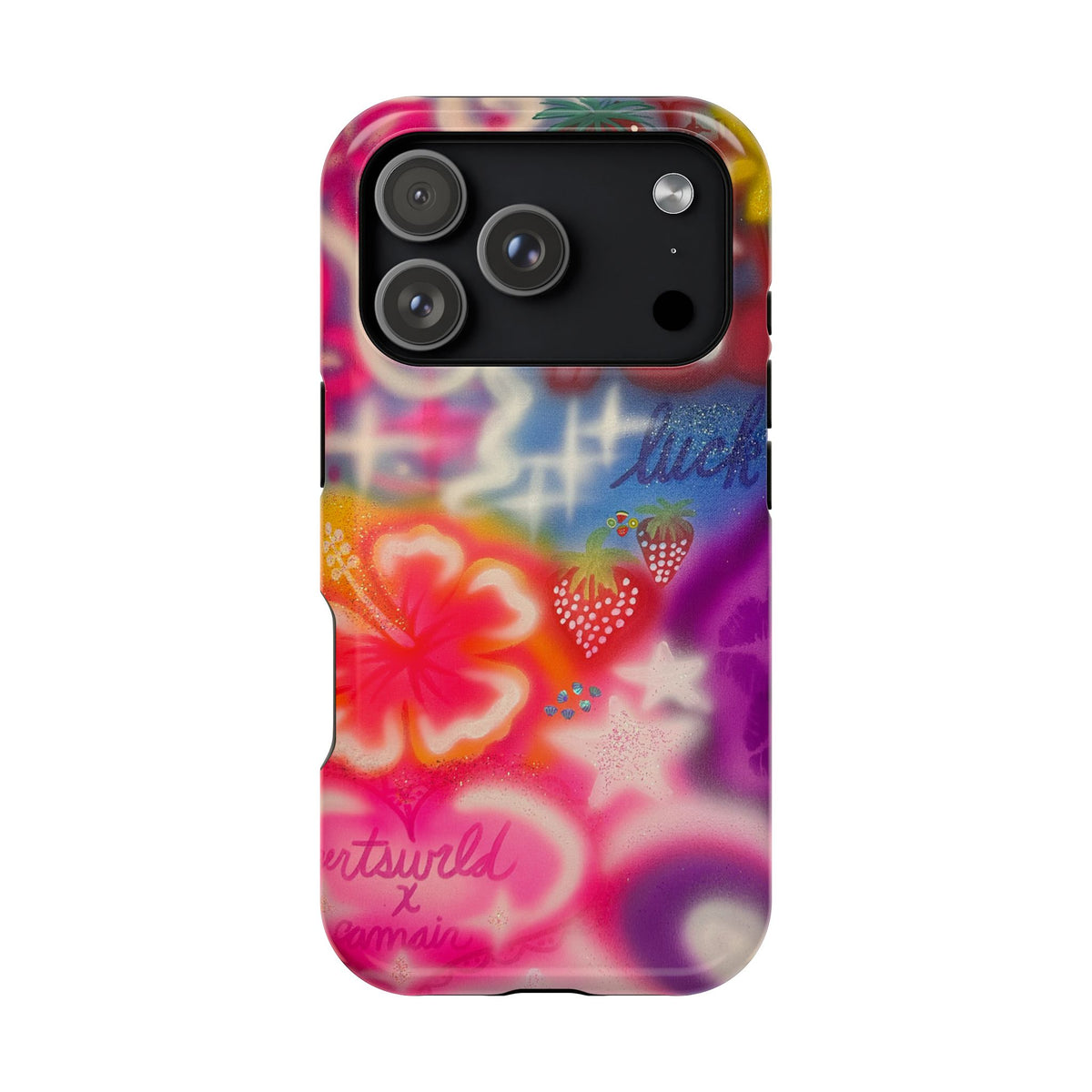 MagSafe „luck & luv“ Airbrush iPhone-Hülle