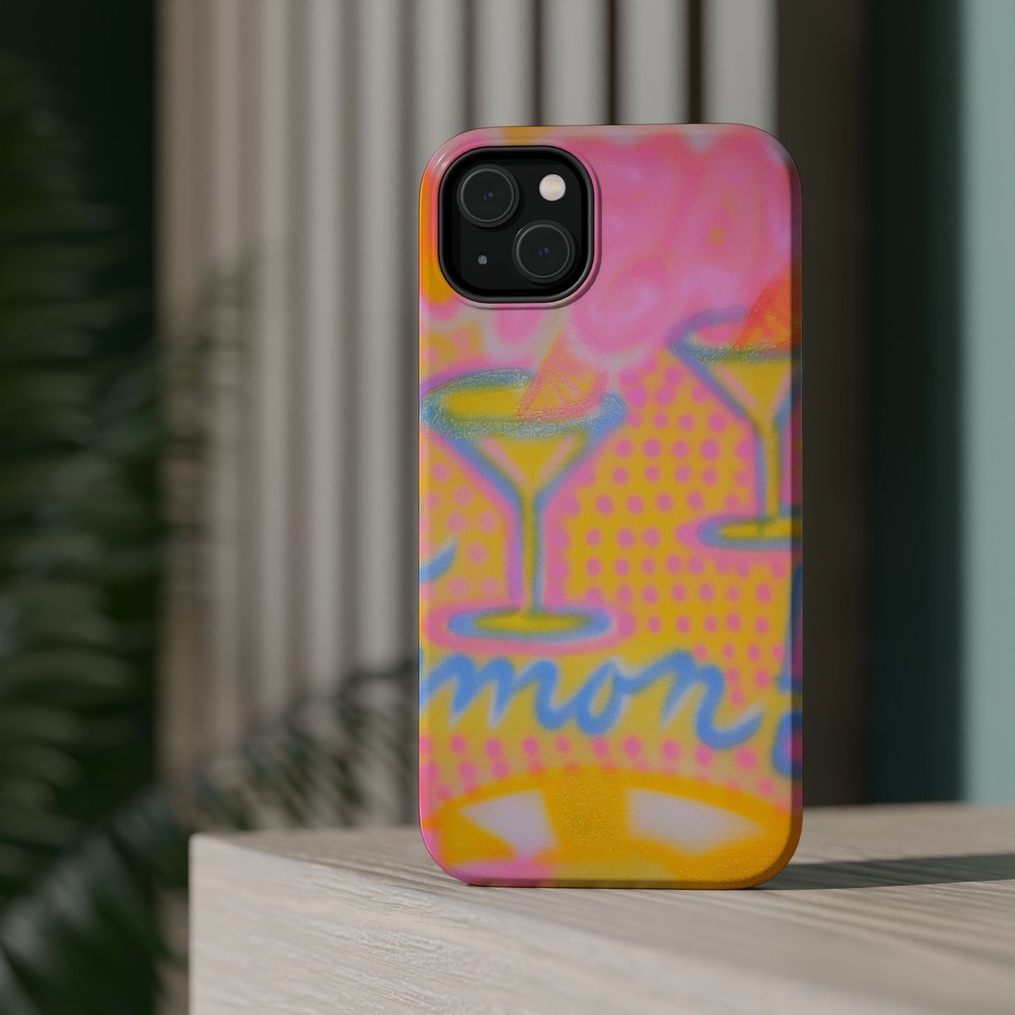 MagSafe "lemontini" airbrush iPhone case
