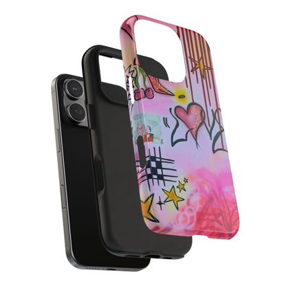 "cherry luvr" airbrush iPhone case