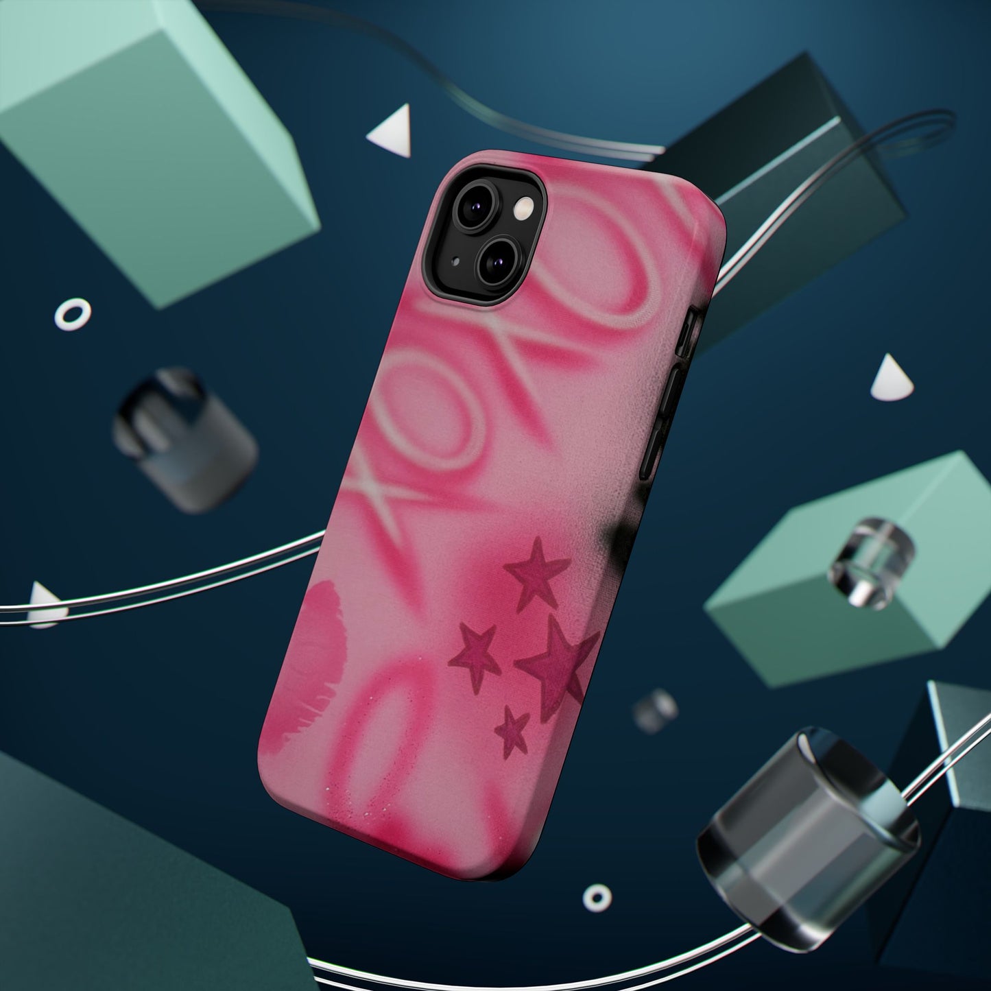 MagSafe "perfectly pink" airbrush iPhone case