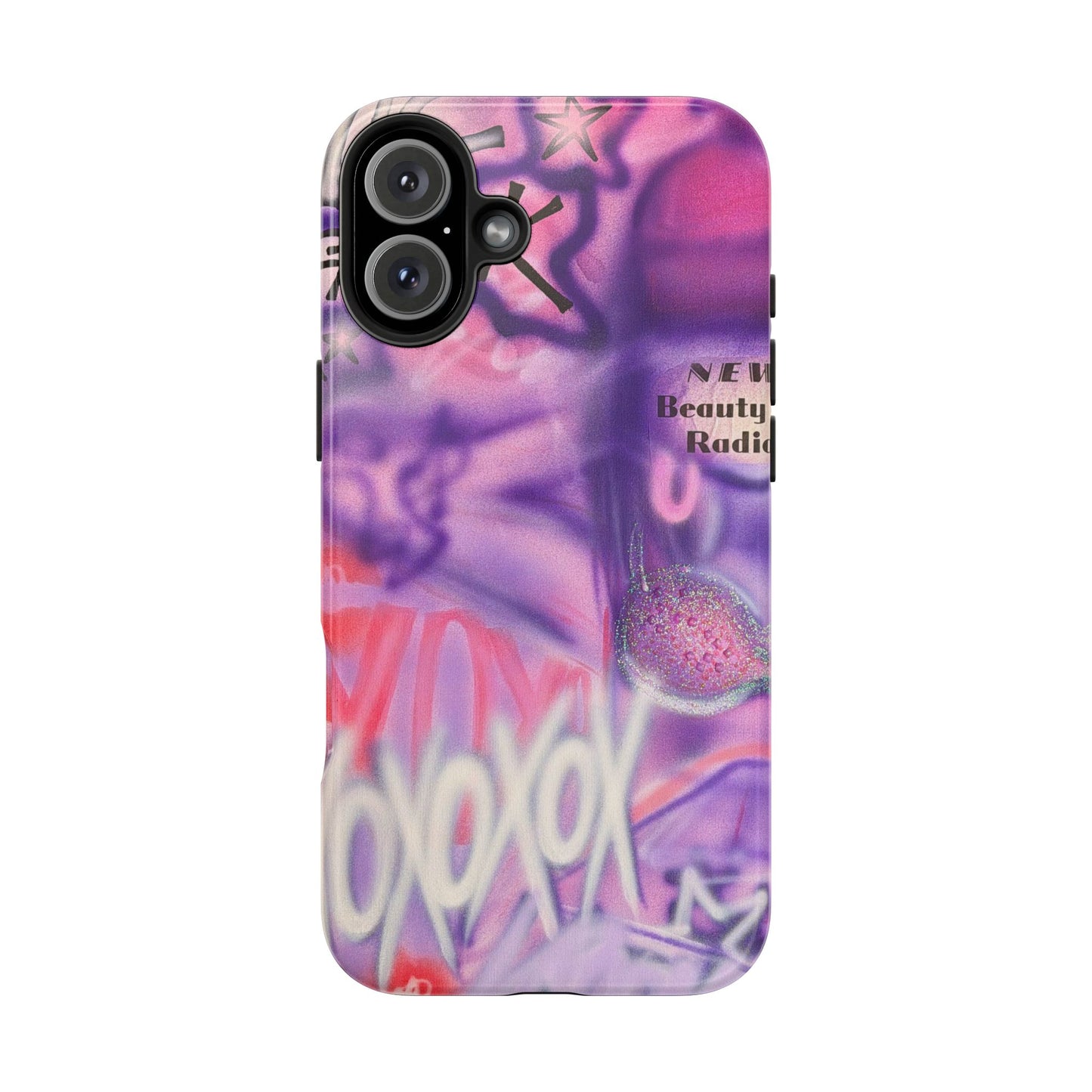 "mic check" airbrush iPhone case